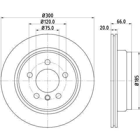 BMW F30 F31 F32 F33… Fren Diski 34216792229 8DD 355 118-271 HELLA PAGID - BMW yedek parça