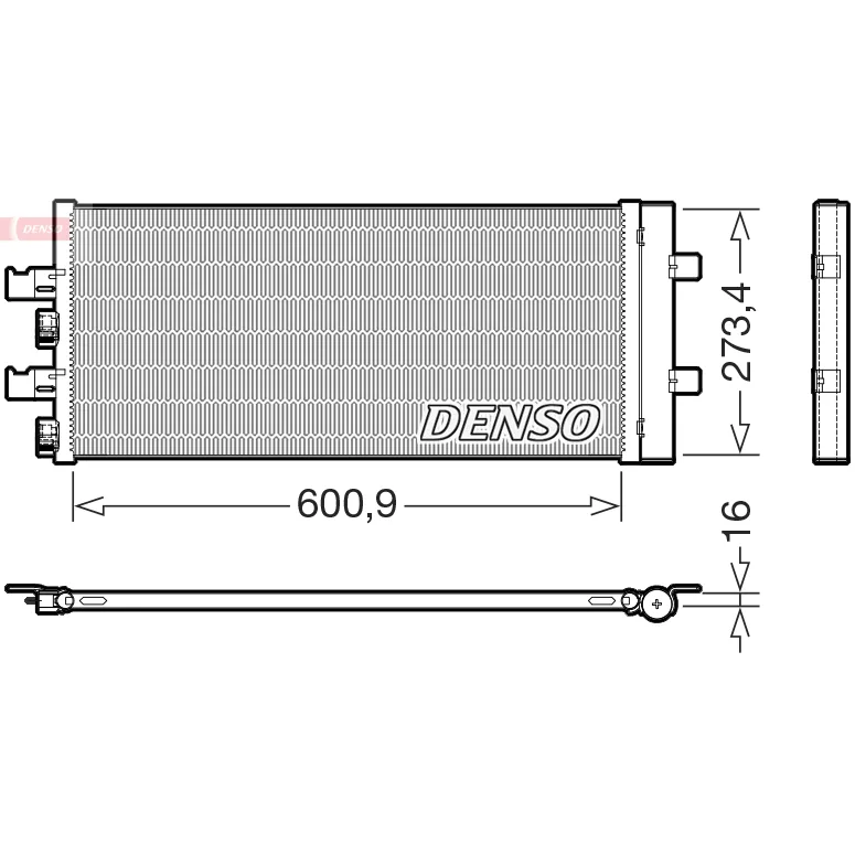BMW F39 F40 F44 F54… B48 Klima Radyatörü 64536819644 DCN05111 DENSO