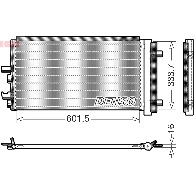 BMW F39 F45 F48 F60 B38 Klima Radyatörü 64539286712 DCN05110 DENSO