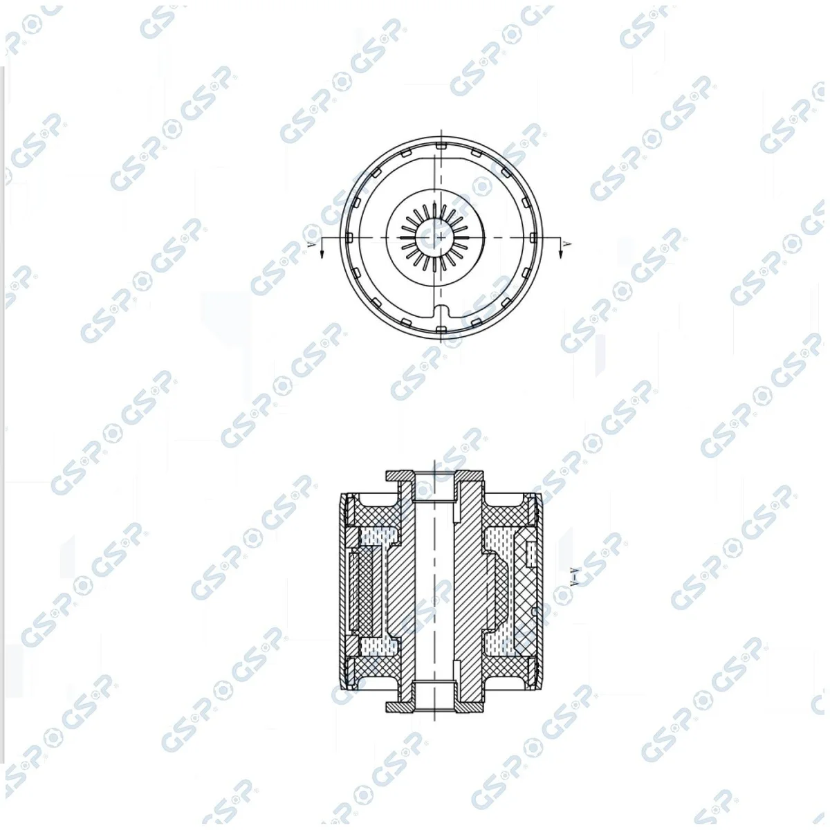 BMW G05 G06 G07 Ön Salıncak Burcu 31106893549 550737 GSP - BMW yedek parça