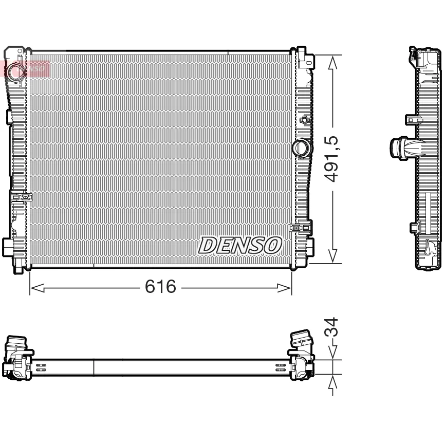BMW G20 G21 G22 G23… B46 B48 B58 Radyatör 17118666739 DRM05079 DENSO