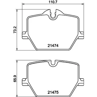 BMW G20 G21 G22 G23… Fren Balatası 8DB 355 040-601 HELLA PAGID