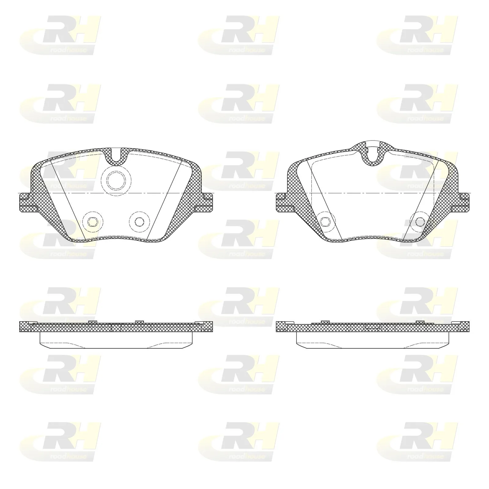 BMW G60 U11 Ön Fren Balatası 34106897141 H22031.00 ROAD HOUSE