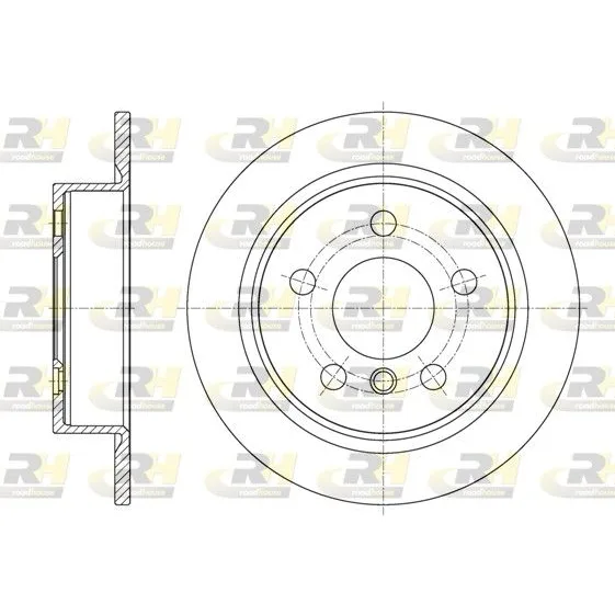 BMW MINI F55 F56 Arka Fren Diski 34216799383 61618.00 ROAD HOUSE