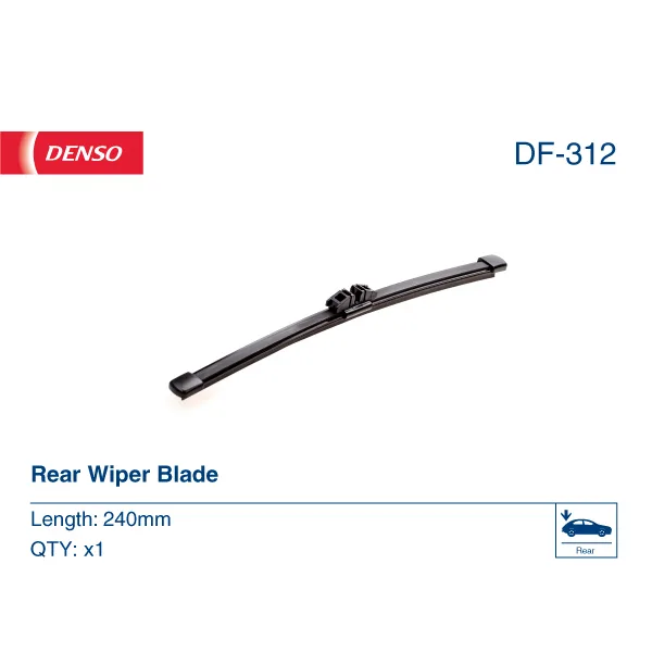 BMW MINI F60 Arka Silecek Süpürgesi 61617411249 DF-312 DENSO - BMW yedek parça