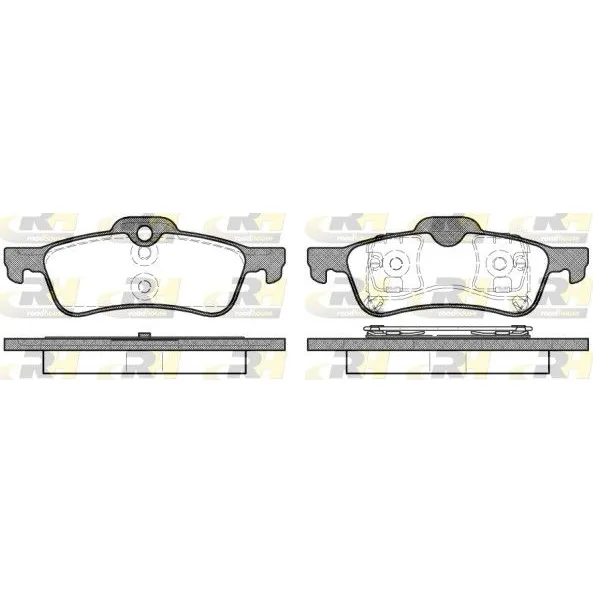 BMW MINI R50 R52 R53 Arka Fren Balatası 34211503077 2862.00 ROAD HOUSE