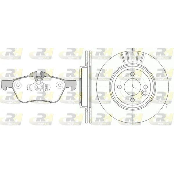 BMW MINI R50 R52 R53 Ön Fren Disk Balata Seti 8864.00 ROAD HOUSE