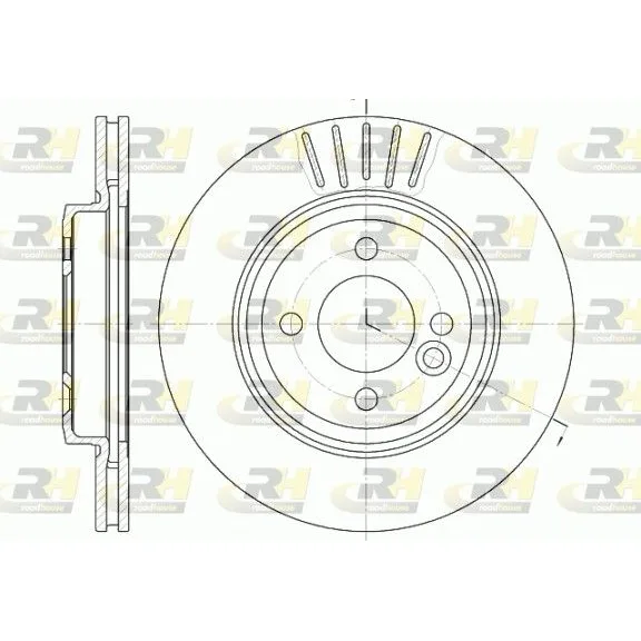 BMW MINI R50 R52 R53 R56 Ön Fren Diski 34111502891 6624.10 ROAD HOUSE