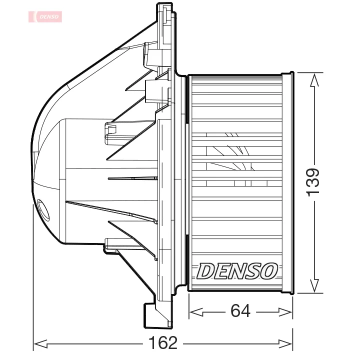 BMW MINI R50 R52 R53 W10 W11 Kalorifer Fan Motoru 64111497538 DEA05011 DENSO