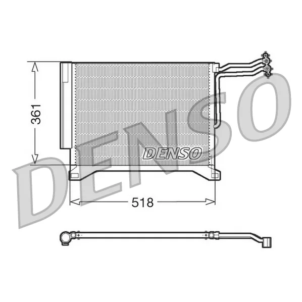BMW MINI R50 R53 Klima Radyatörü 64536453691 DCN05100 DENSO