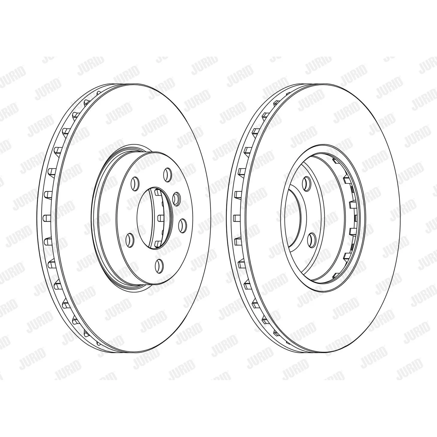 BMW X5 X6 E70 E71 F15 F16 Ön Fren Disk TEK 34116886478 JURID - BMW yedek parça