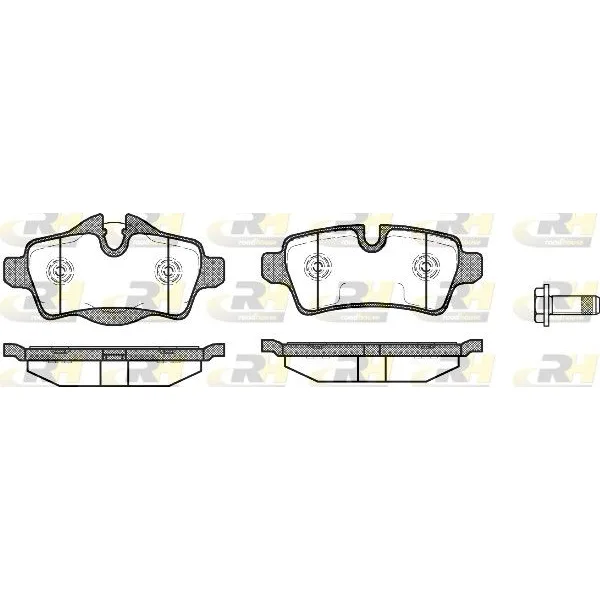 BMW R50 R52 R53 R55… Arka Fren Balatası 34212289154 21344.00 ROAD HOUSE