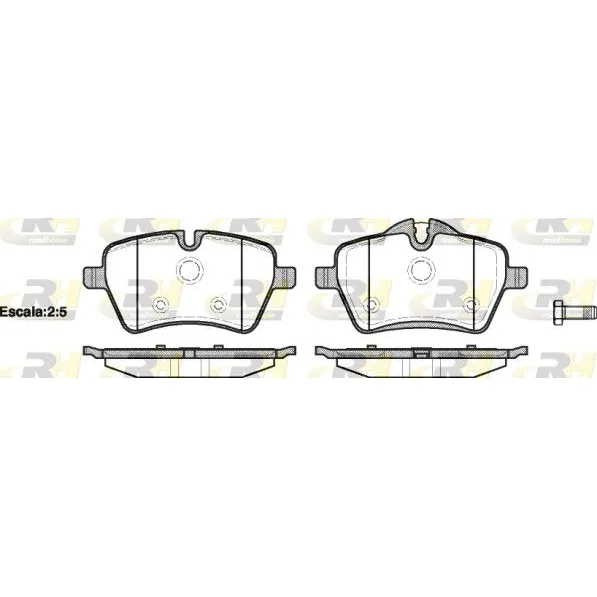 BMW R50 R52 R53 R55… Ön Fren Balatası 34112289146 21277.00 ROAD HOUSE
