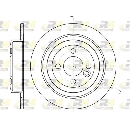 BMW R50 R53 R55 R56… Arka Fren Diski 34216784389 61443.00 ROAD HOUSE