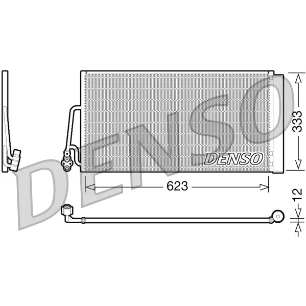 BMW R50 R53 R55 R56… N12 N14 N16… Klima Radyatörü 64536941084 DCN05102 DENSO