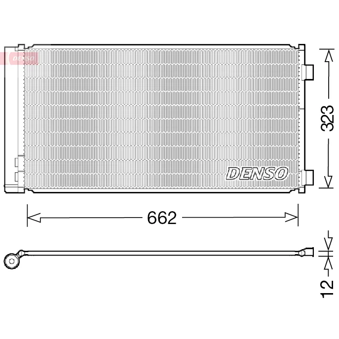 BMW R52 R55 R56 R57… N12 N14 N16… Klima Radyatörü 64539228607 DCN05103 DENSO