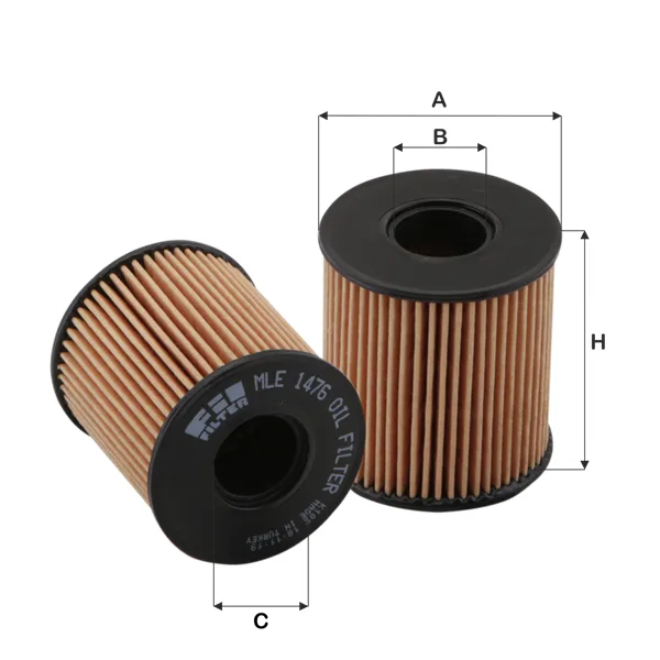 BMW R55 R56 R57 R58… N12 N14 N16… Yağ Filtresi 11427557012 MLE 1476 FILFILTRE