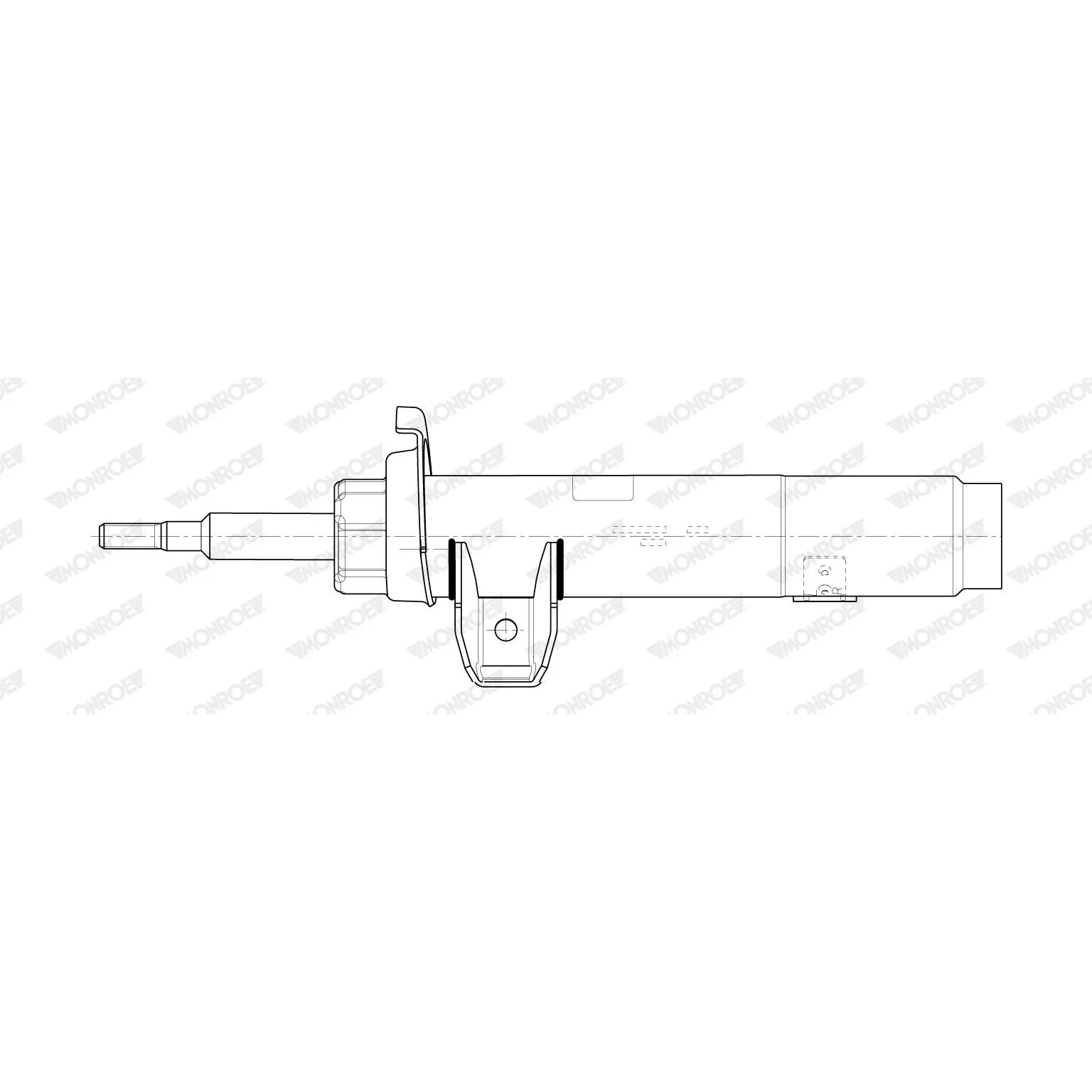 BMW X1 E84 Amortisör 31316789854 D0036R MONROE - BMW yedek parça