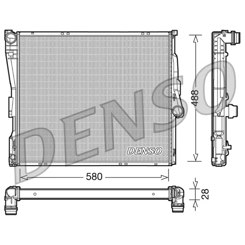 BMW X3 E83 M47 M54 M57… Radyatör 17113400013 DRM05090 DENSO