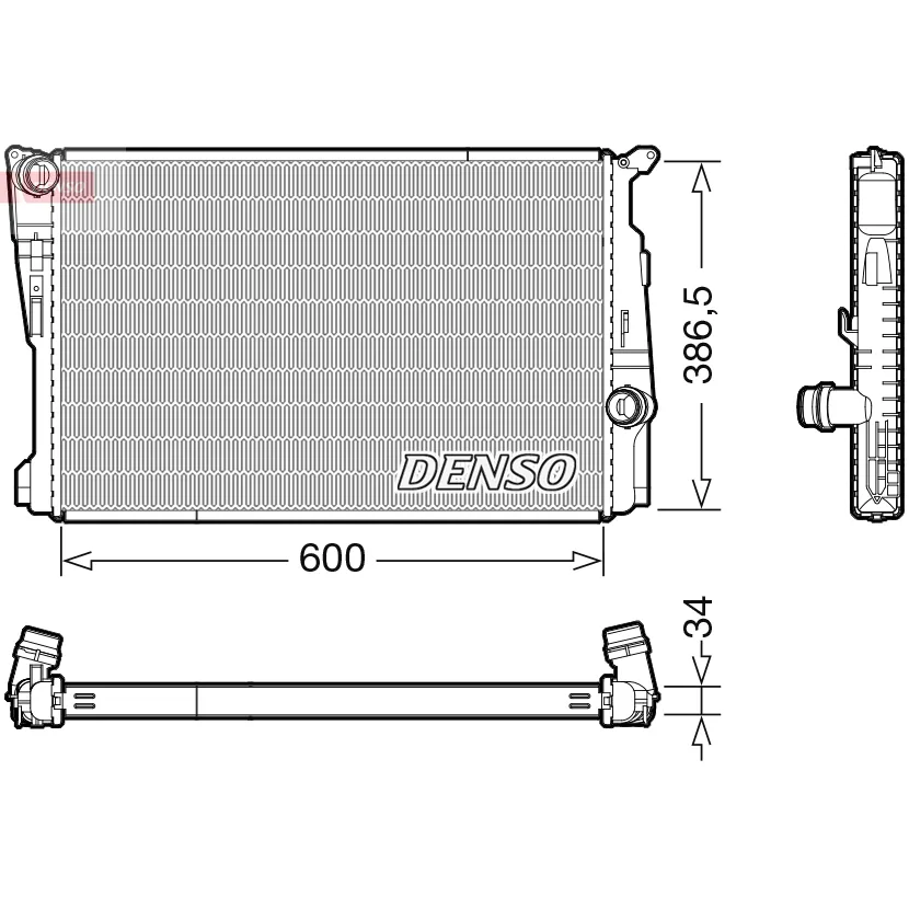 BMW X3 F25 N20 N47 Radyatör 17117823567 DRM05122 DENSO