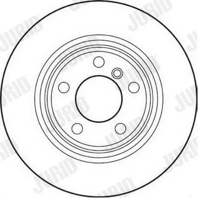 BMW X5 E53 Fren Diski 34211164911 562135JC JURID - BMW yedek parça