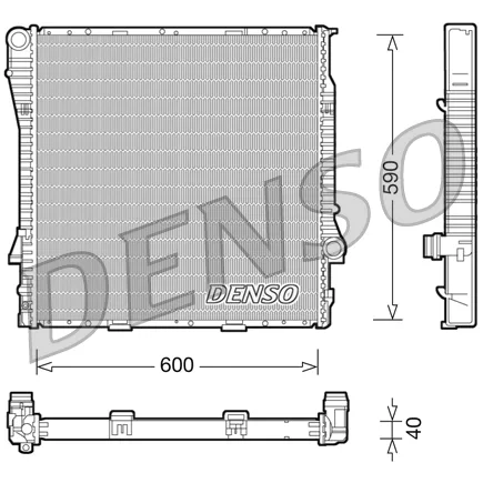 BMW X5 E53 M57 Radyatör 17111439102 DRM05114 DENSO
