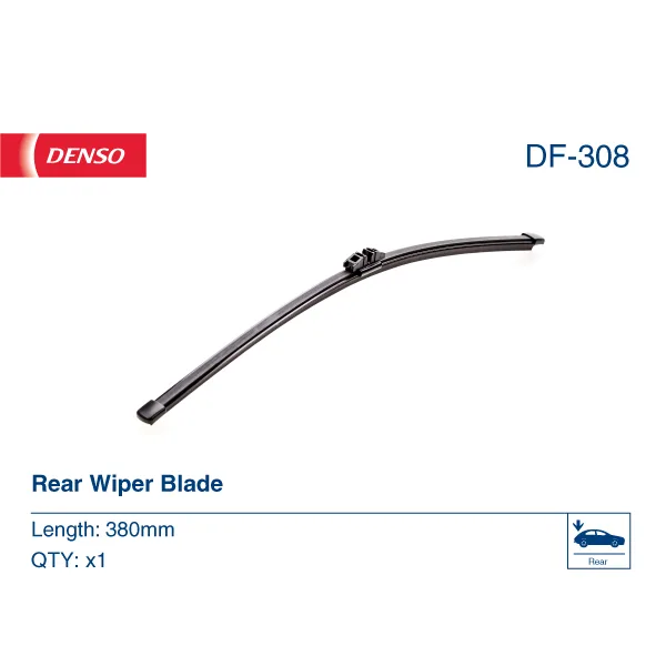 BMW X5 E70 Arka Silecek Süpürgesi 61627161029 DF-308 DENSO - BMW yedek parça