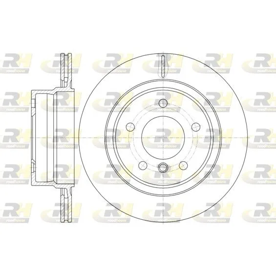BMW Z4 E85 E86 Arka Fren Diski 34216754137 61145.10 ROAD HOUSE