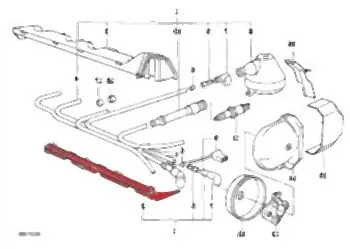 BMW Buji Kablosu Alt Muhafazası M40 [E30 E34 E36] 12121727688 | BMW