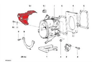 BMW Gaz Kelebeği Tutucusu M42 [E30 E36] 13541727147 | BMW