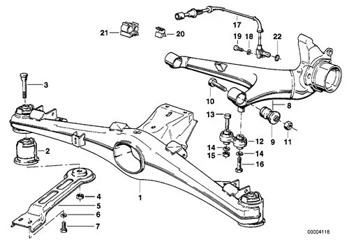 BMW Salincak Arka Sağ [E28 E34] 33321132330