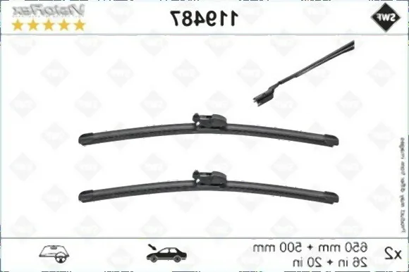 Bmw Silecek SüpürgeSI Ön Takım X3 G01 X4 G02 61617469820 SILBAK SB2620C4