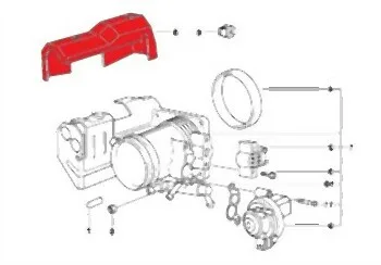 BMW Z3 Gaz Kelebeği Kapağı M43 [E34 E36] 13541247753 | BMW