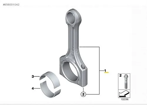 Piston Kolu Set BMW 11247805254
