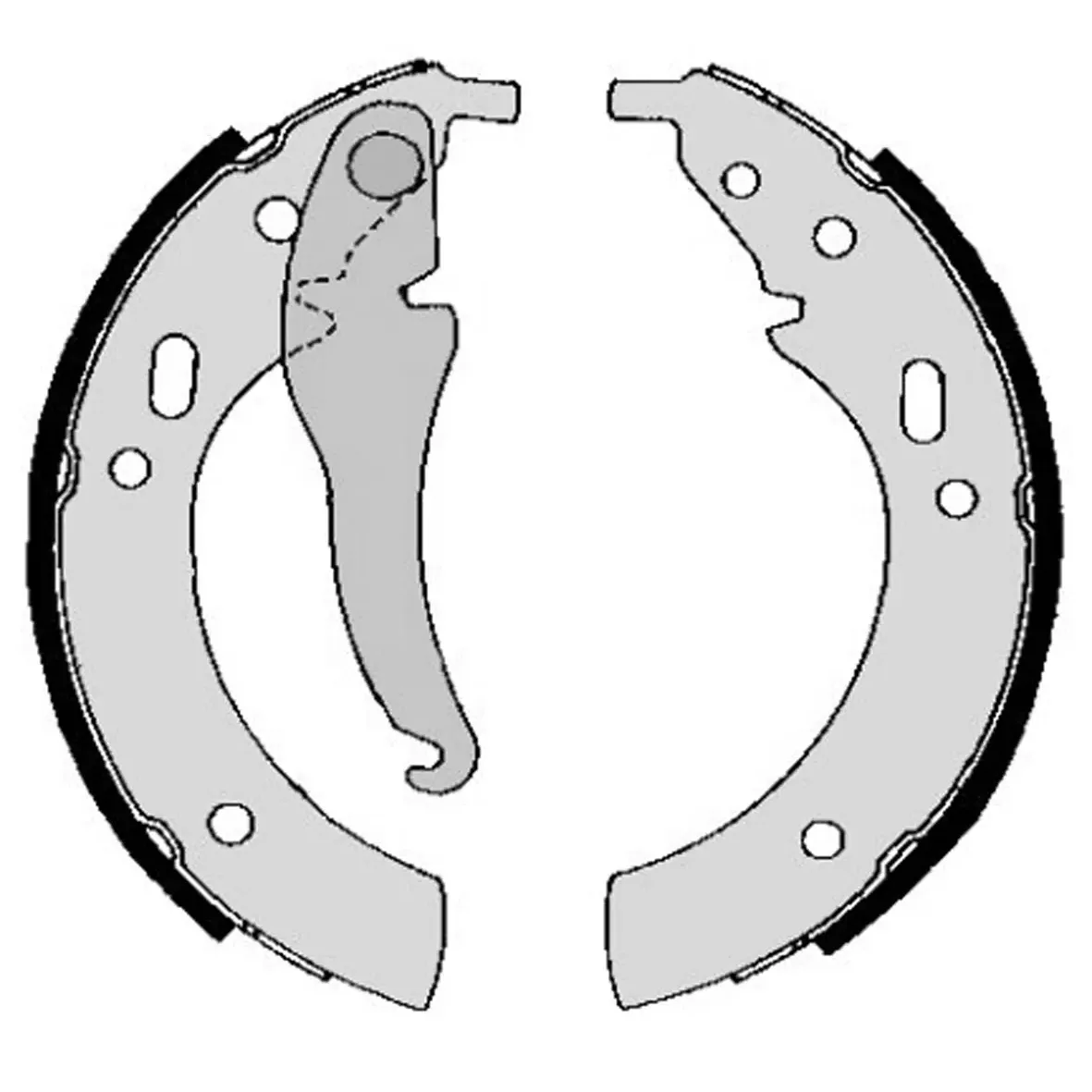 BMW 3 Serisi E21 Arka Fren Pabucu 34211111052 S 06 501 BREMBO - BMW yedek parça