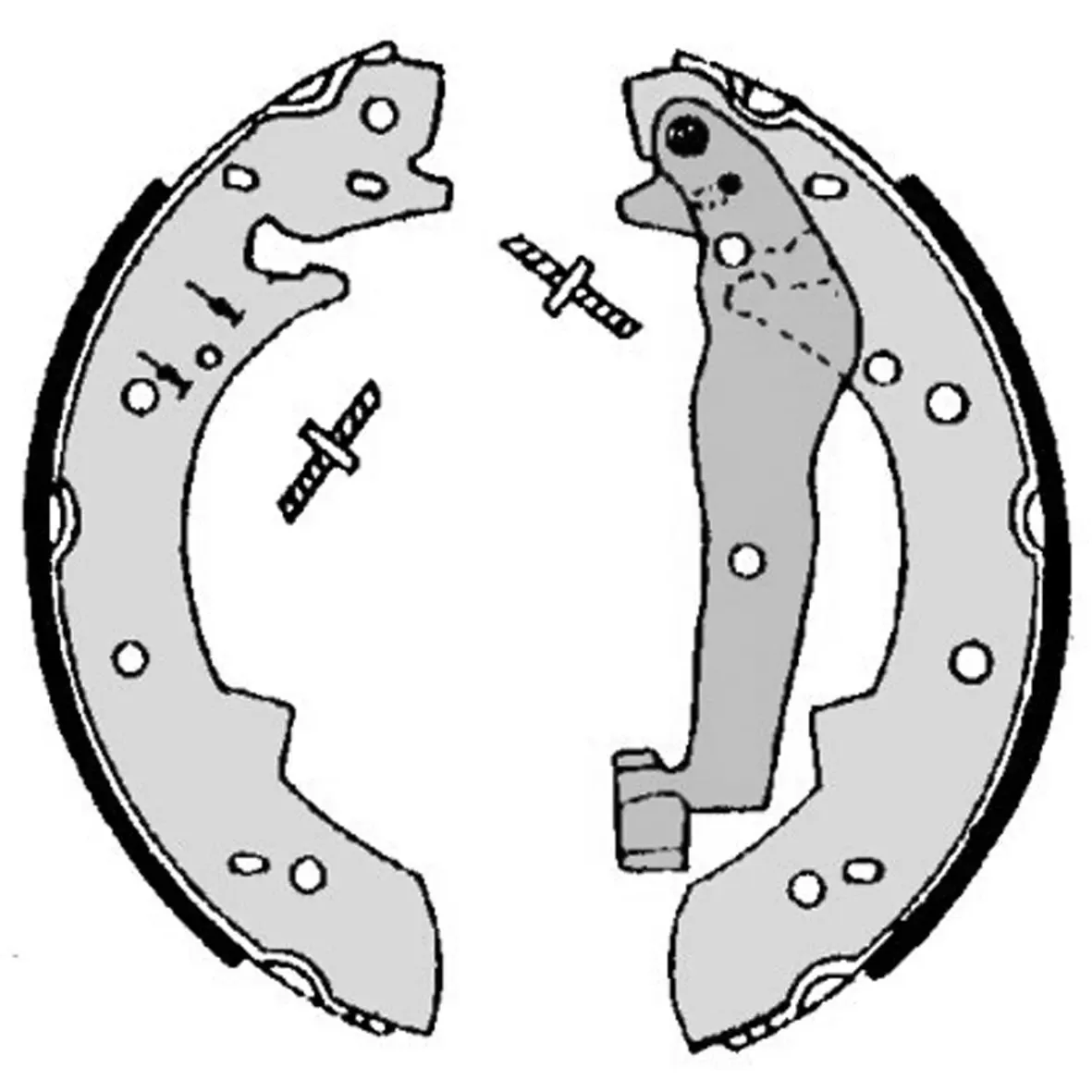 BMW 3 Serisi E30 Arka Fren Pabucu 34211153901 S 06 504 BREMBO - BMW yedek parça