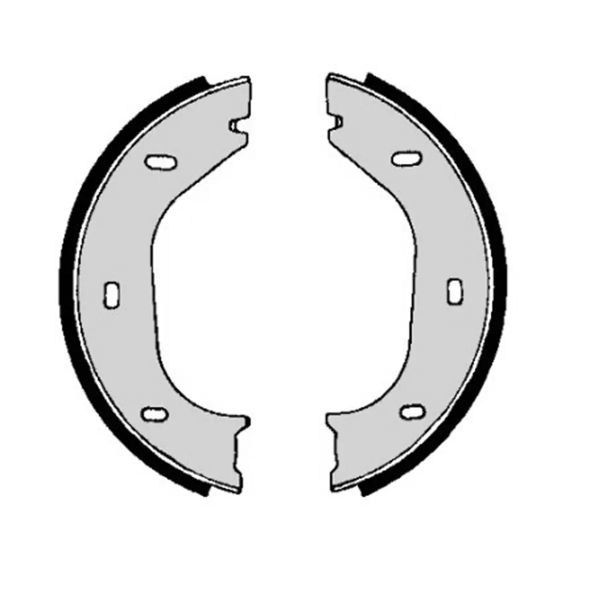 BMW E21 E24 E30 Arka Fren Pabucu 34411100567 S 06 505 BREMBO - BMW yedek parça