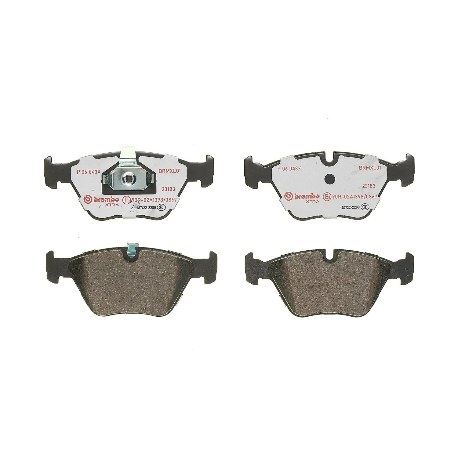 BMW E46 E83 E85 E86 Fren Balatası 34112157573 P 06 043X BREMBO - BMW yedek parça