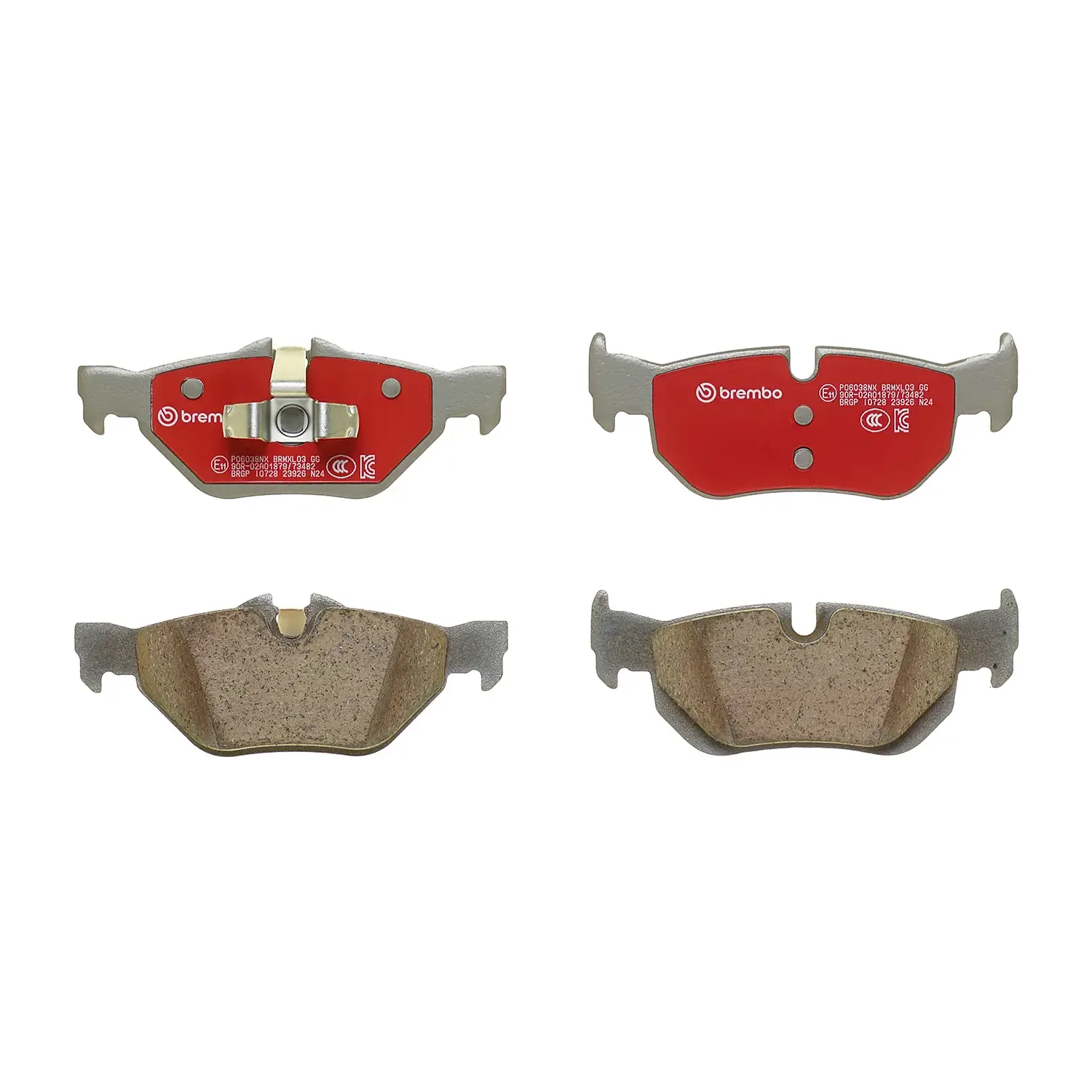 BMW E81 E82 E84 E87… Arka Fren Balatası 34121288891 P06038NX BREMBO - BMW yedek parça