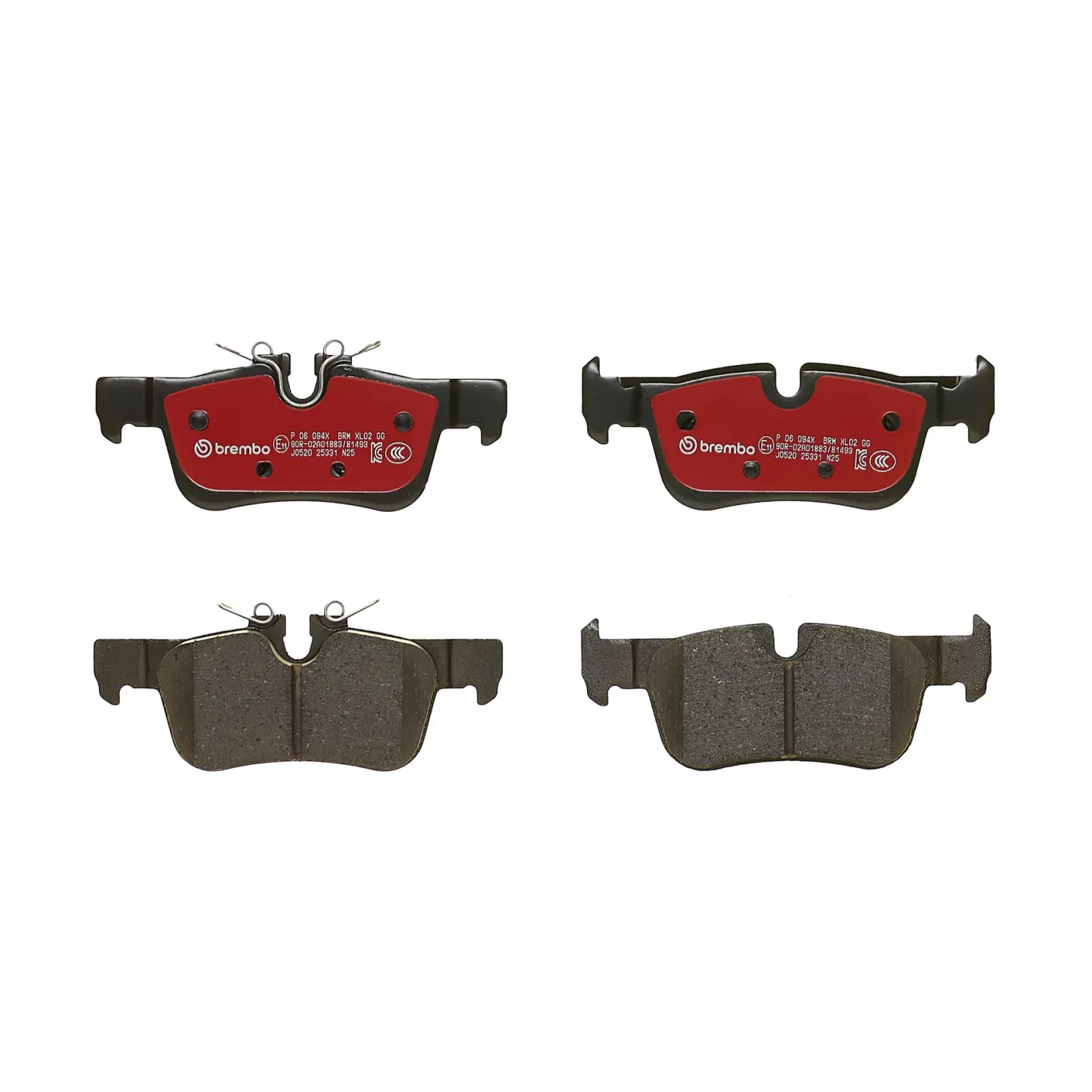 BMW F39 F40 F44 F45… Arka Fren Balatası 34201543683 P 06 094X BREMBO - BMW yedek parça