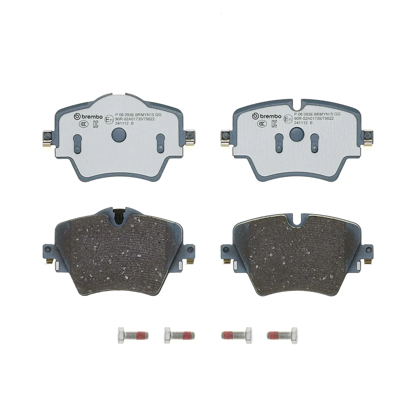 BMW F39 F45 F48 F60 Ön Fren Balatası 34106860019 P 06 093E BREMBO - BMW yedek parça