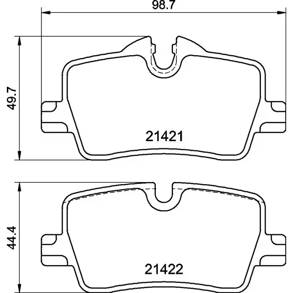 BMW G20 G21 G22 G23… Arka Fren Balatası 34206888825 P 06 113 BREMBO - BMW yedek parça