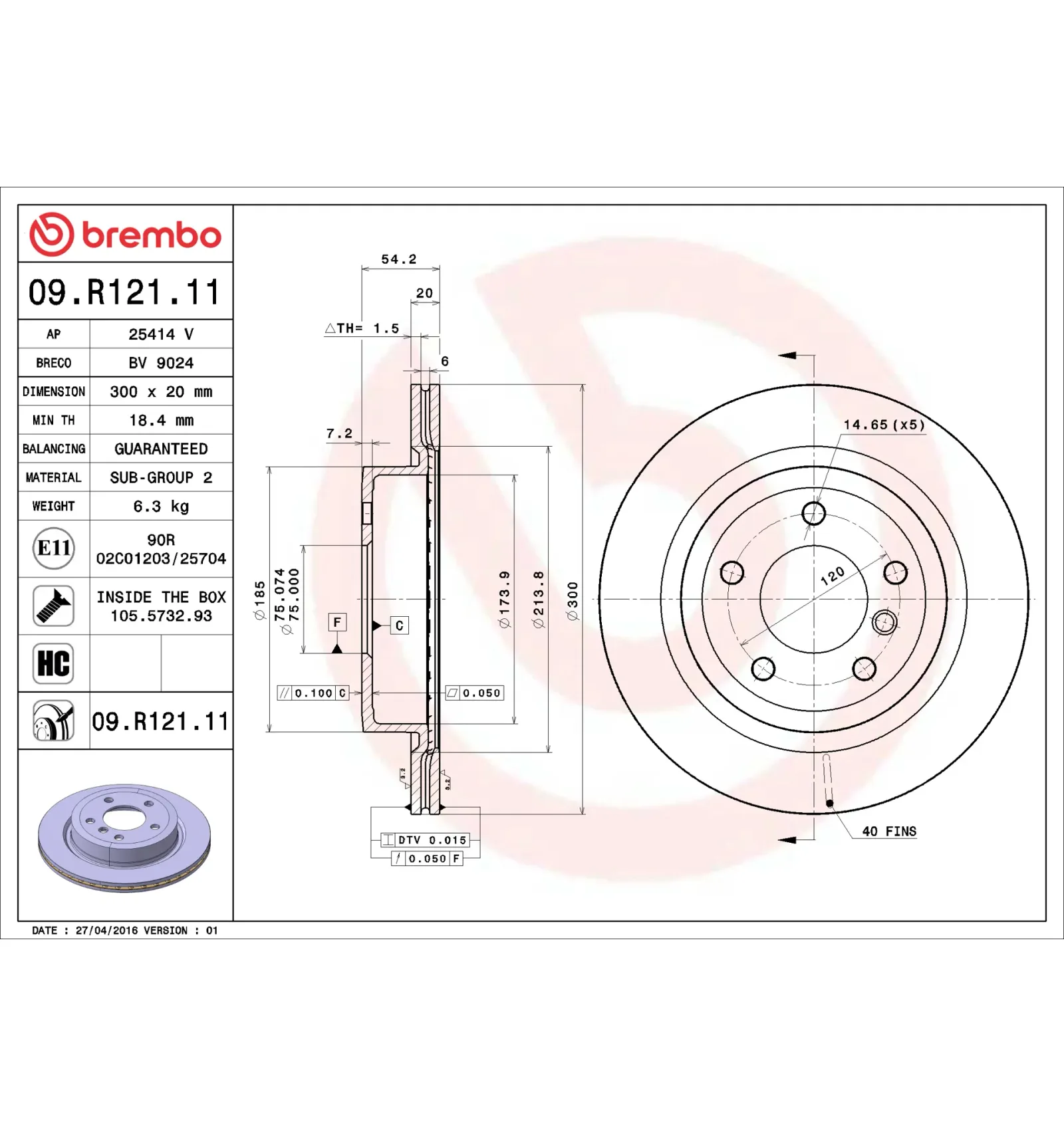 BMW Z4 E89 Arka Fren Diski 34216782605 09.R121.11 BREMBO - BMW yedek parça