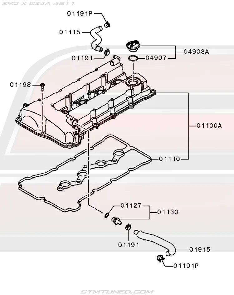 BMW F10 F15 F20 F25 F30 F36 - N20 Külbütör Kapağı 11127588412 | MGA