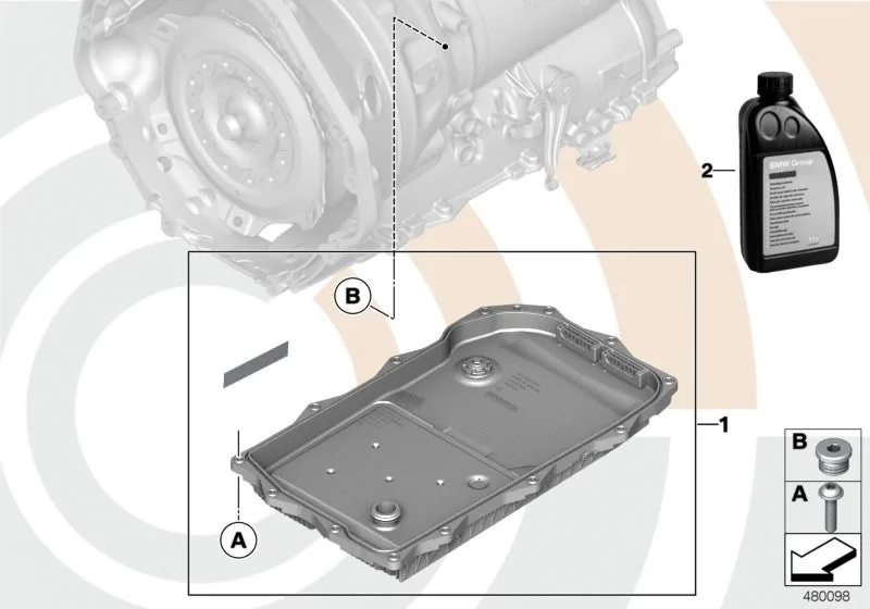 BMW E60 E65 E70 E90 - Şanzıman Kartel Filtresi / 24117571227 ile Aynı 24152333903 | BTAP