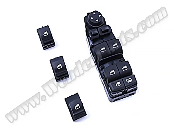 BMW 5 Serisi F07 F10 2010- - Cam Düğmesi Ön Sol F10+LCI F07+LCI Arka Guneslik Kararan Ayna 61319241956 | SPAREMOTIVE