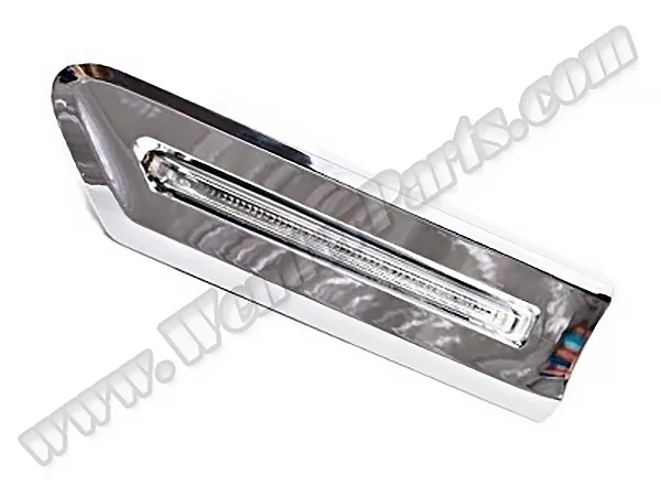 Çamurluk Sinyali F01 Sol; (Beyaz) Krom Çerçeveli 2008-12 63137203371 | WENDER