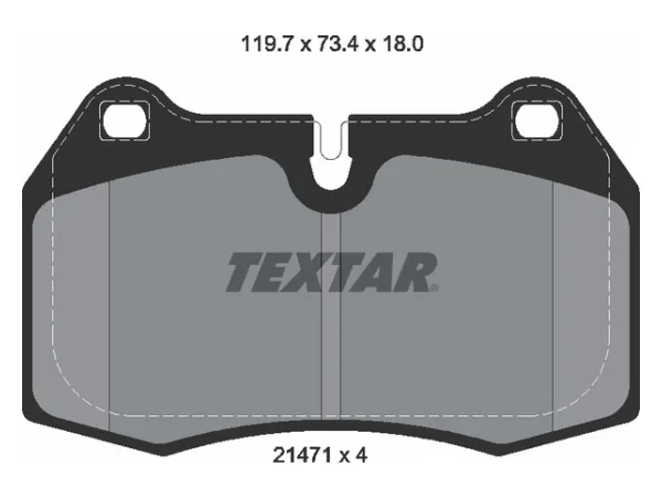 Fren Balatası E38 Ön 728735i 725tds/730d TEX_2147102 TEXTAR