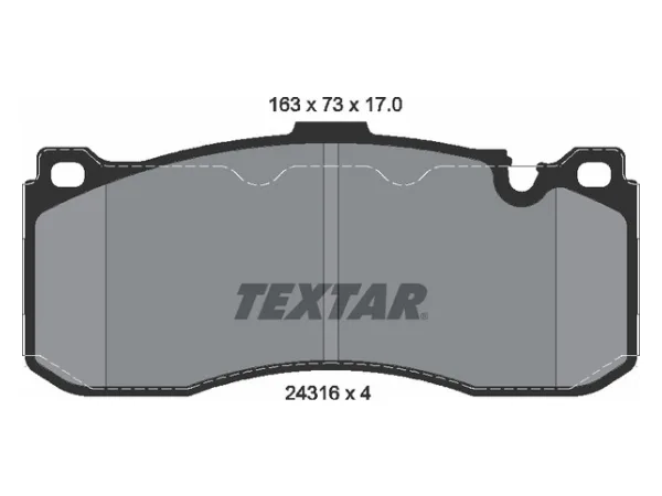 Fren Balatası E87 E90 Ön -Performance- 1.63.0i/d TEX_2431601 TEXTAR