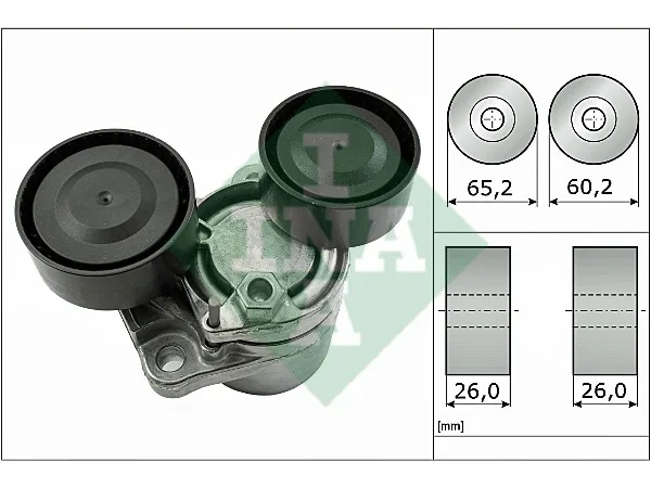 Gergi Kütüğü N47N N57N [E90 E84 F10 F01 F15 F16] (Makaralı) INA_534050510 INA